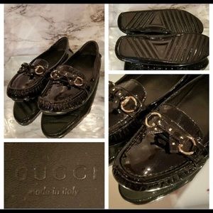 Authentic Gucci Laser Cut Star Driving Shoes